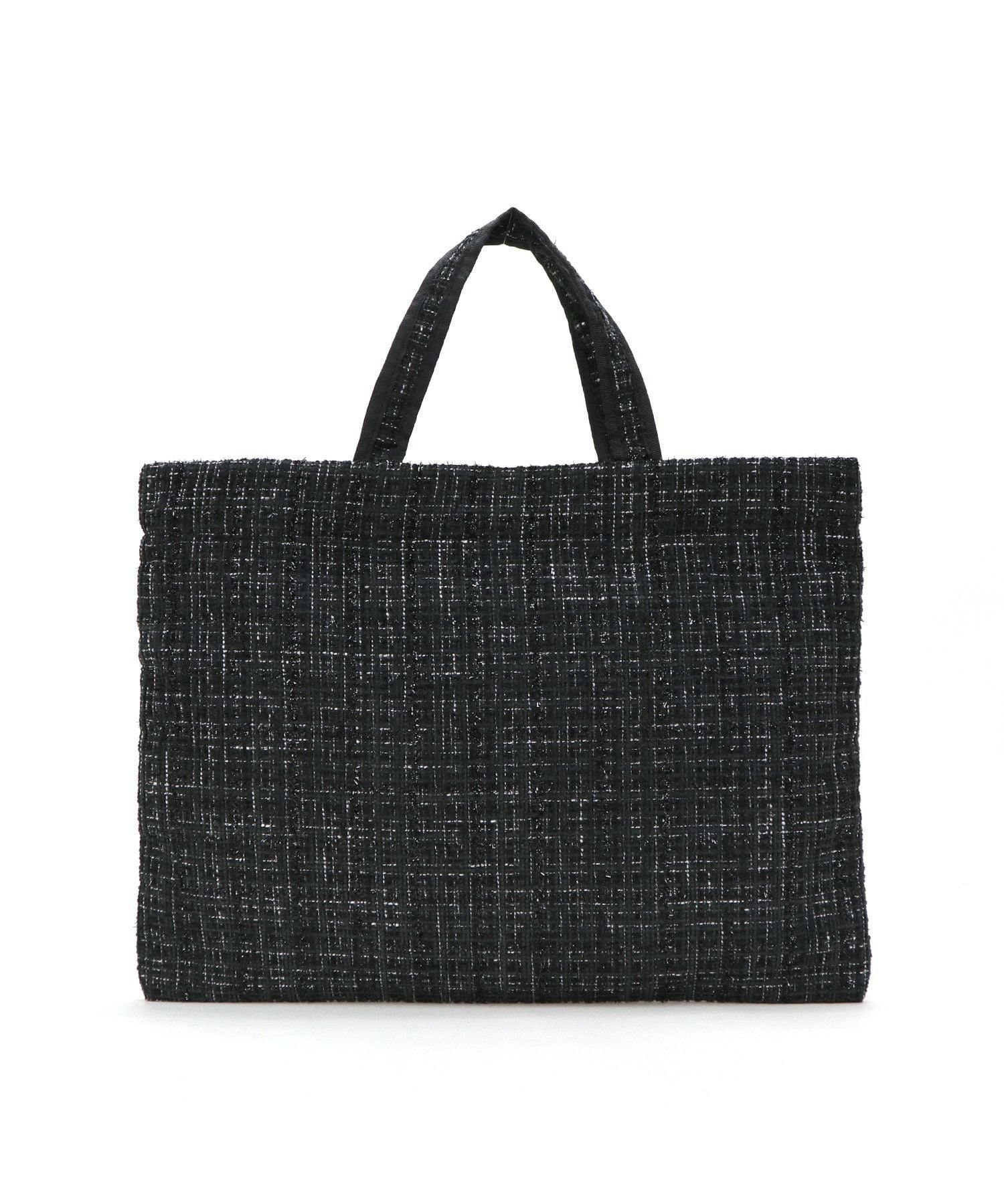 relac]A4サイズ ラメ感ツイード素材 トートバッグ | トートバッグ
