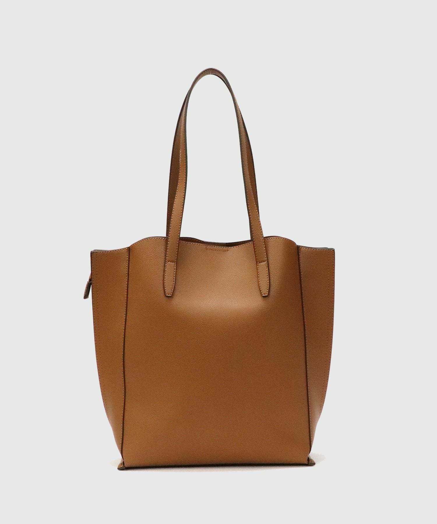 Bermosa]A4対応 ウェーブシルエット ロングハンドル トートバッグ