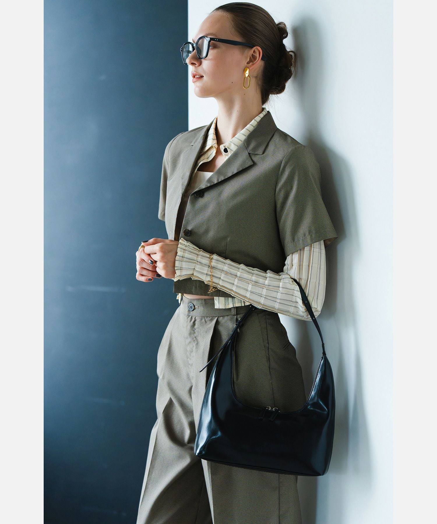 LA MARGE 】【本革】 ハーフムーン ショルダーバッグ | ショルダー