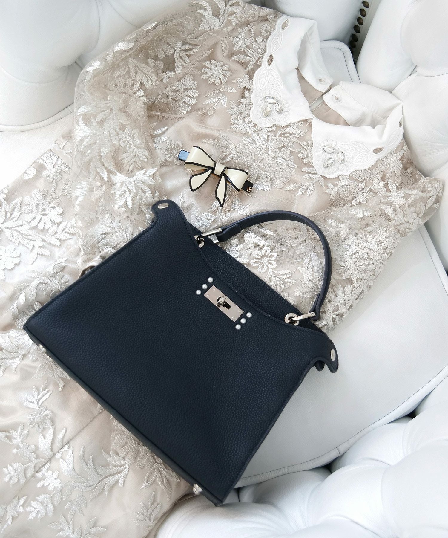 門脇 伶奈様コラボ フェミニン派さんのための大人の本革バッグ